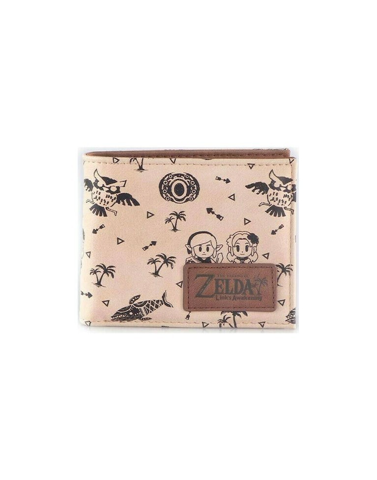 NINTENDO THE LEGEND OF ZELDA LINKS AWAKENING TILED DESIGN BI-FOLD WALLET