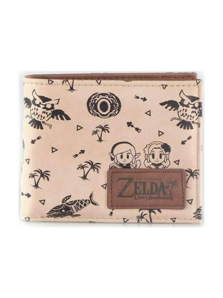 NINTENDO THE LEGEND OF ZELDA LINKS AWAKENING TILED DESIGN BI-FOLD WALLET