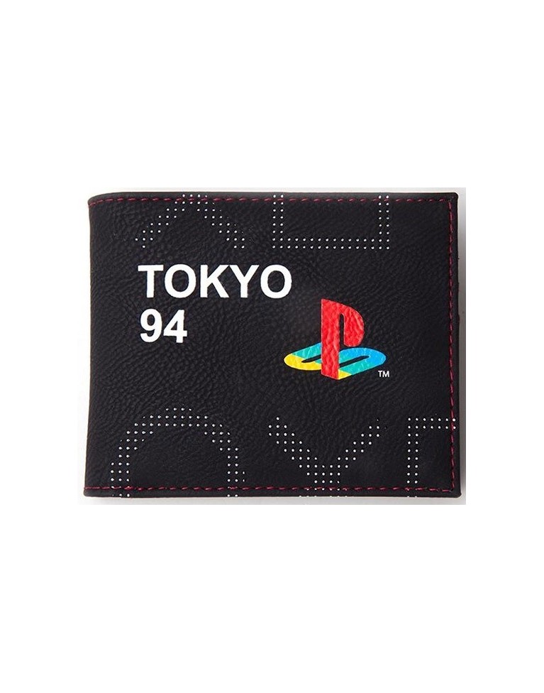 PLAYSTATION TOKYO 94 JAPAN BLACK BI-FOLD WALLET