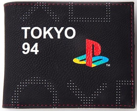 PLAYSTATION TOKYO 94 JAPAN BLACK BI-FOLD WALLET