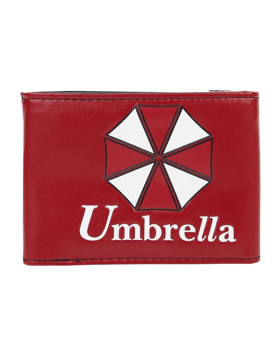 RESIDENT EVIL UMBRELLA CORP RED BI-FOLD WALLET