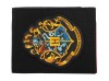 HARRY POTTER HOGWARTS CREST PATCH BLACK BI-FOLD WALLET