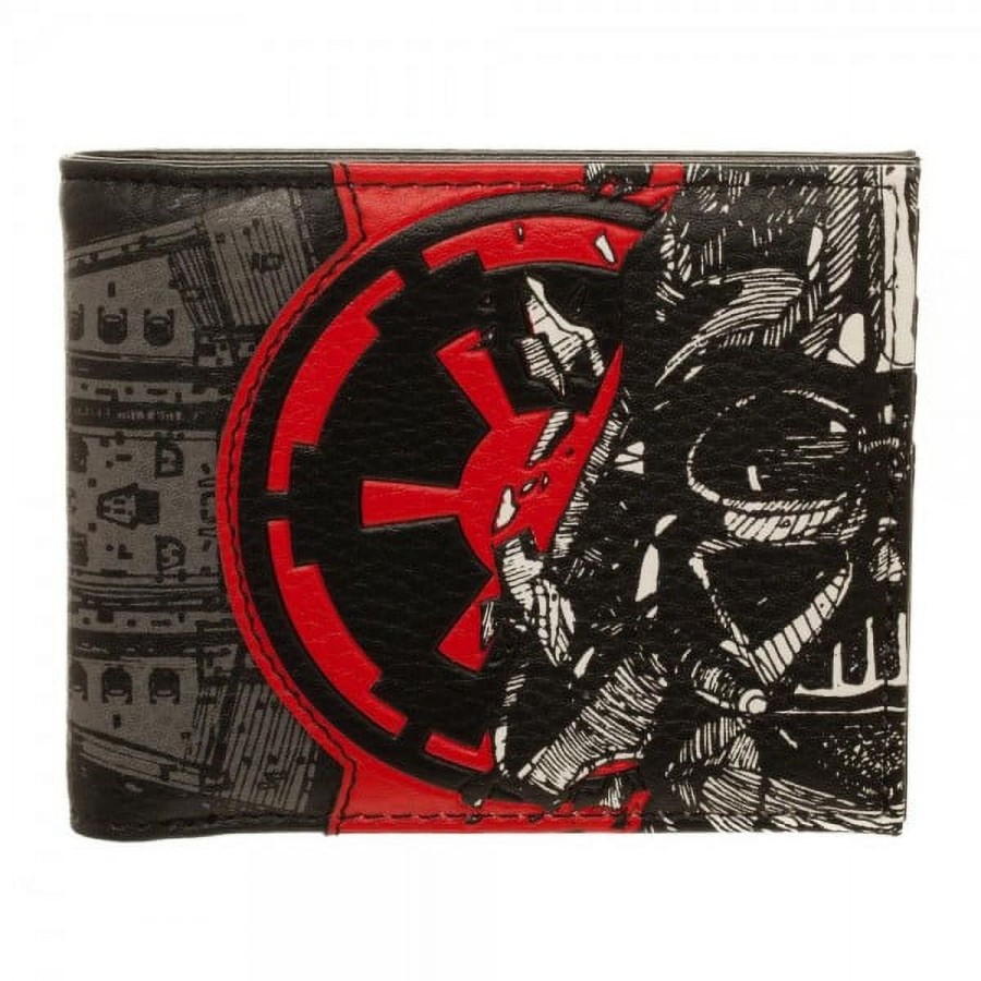 STAR WARS DARTH VADER EMPIRE SYMBOL BLACK BI-FOLD WALLET