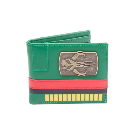 STAR WARS BOBA FETT MANDALORIAN SYMBOL GREEN BI-FOLD WALLET