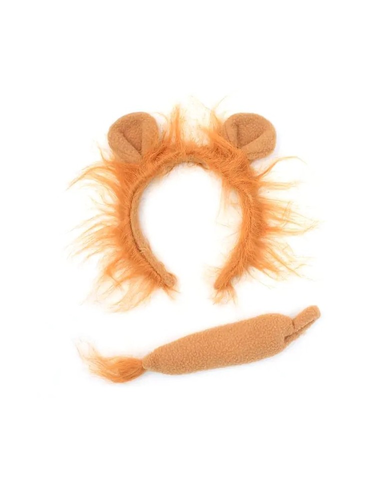 LION EARS HAIR BAND WITH TAIL