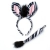 ZEBRA EARS HAIR BAND WITH TAIL