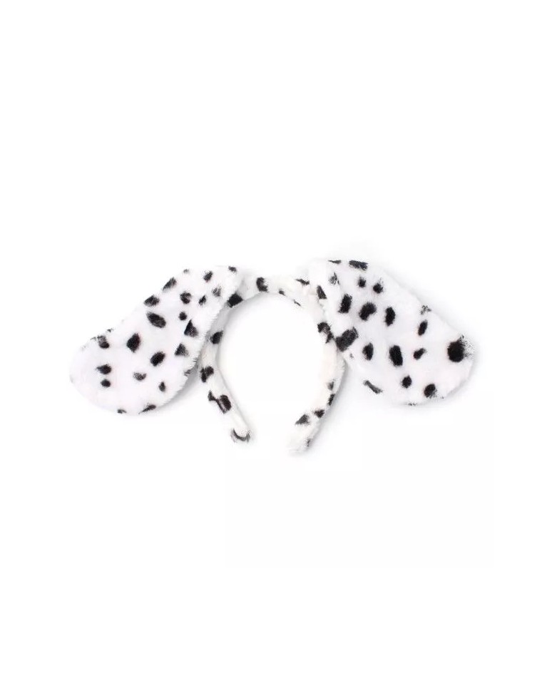 DALMATION SPOTTY DOG EARS HAIR BAND