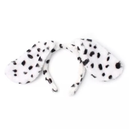 DALMATION SPOTTY DOG EARS HAIR BAND