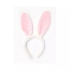 WHITE AND PINK BUNNY EARS HAIR BAND