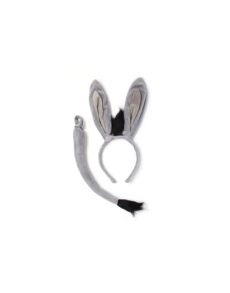 DONKEY EARS HAIR BAND WITH TAIL