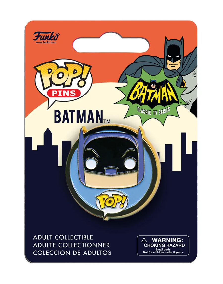 OFFICIAL DC COMICS BATMAN (1966 TV SERIES) POP! PIN BADGE