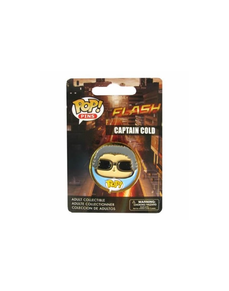 OFFICIAL DC COMICS THE FLASH CAPTAIN COLD POP! PIN BADGE