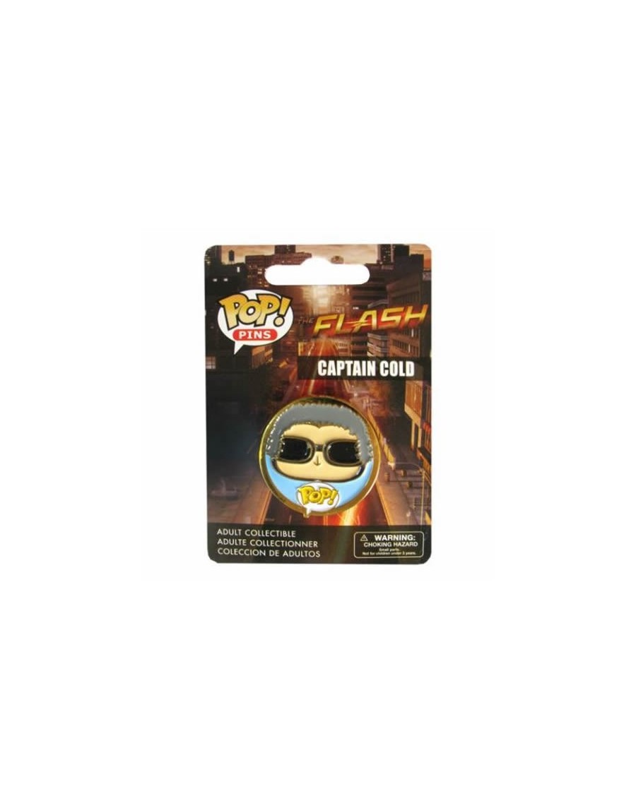 OFFICIAL DC COMICS THE FLASH CAPTAIN COLD POP! PIN BADGE