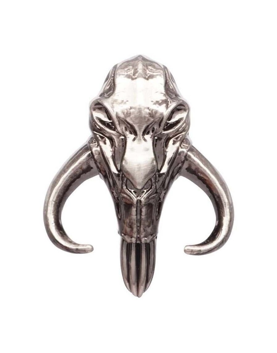 STAR WARS MYTHOSAUR SKULL Mand'alor SYMBOL PEWTER PIN BADGE