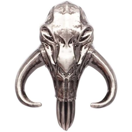 STAR WARS MYTHOSAUR SKULL Mand'alor SYMBOL PEWTER PIN BADGE