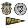 MARVEL COMICS X-MEN XAVIER INSTITUTE FOR HIGHER LEARNING SET OF 3 METAL PIN BADGE