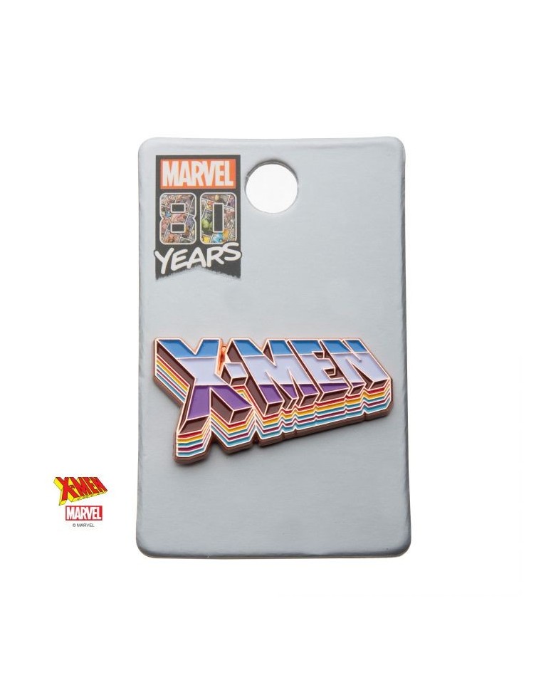 MARVEL COMICS X-MEN LOGO SPECIAL ANNIVERSARY METAL PIN BADGE