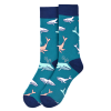 WHALE BLUE ADULT PAIR OF NOVELTY SOCKS