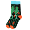 TREE FROG BLACK ADULT PAIR OF NOVELTY SOCKS