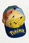 POKEMON PIKACHU, SQUIRTLE, CHARMANDER, BULBASAUR AND GENGAR ALL OVER PRINT BASEBALL CAP [KIDS]