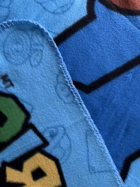 SUPER MARIO BROS IT'S-A-ME MARIO BLUE FLEECE BLANKET