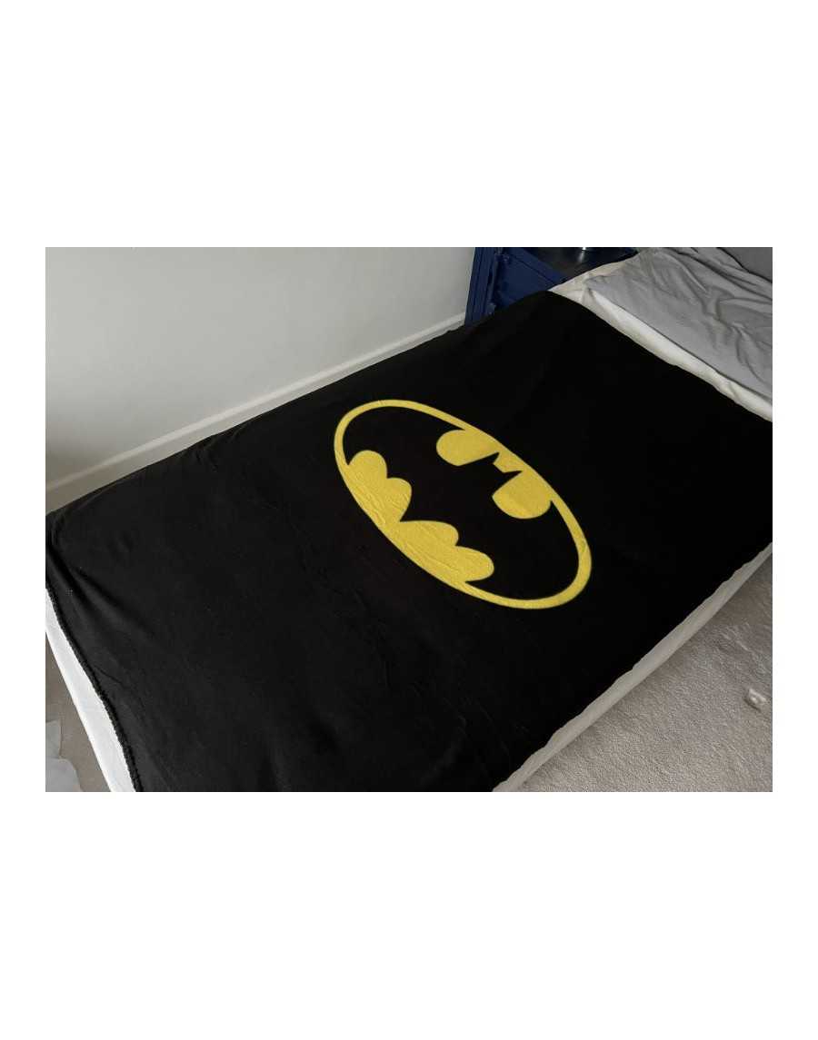 DC COMICS BATMAN CLASSIC LOGO FLEECE BLANKET