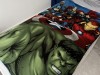 MARVEL AVENGERS ASSEMBLE HULK, IRON MAN, CAPTAIN AMERICA, THOR BLUE FLEECE BLANKET