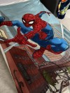 MARVEL COMICS THE AMAZING SPIDER-MAN SWINGING CITYSCAPE FLEECE BLANKET