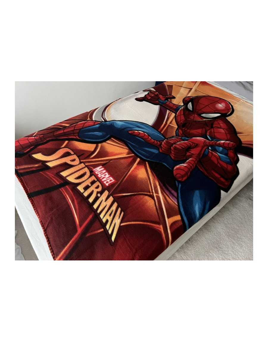 MARVEL COMICS THE AMAZING SPIDER-MAN RED FLEECE BLANKET