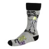 BEETLEJUICE IT'S SHOW TIME GREY ADULT PAIR OF NOVELTY SOCKS