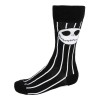 A NIGHTMARE BEFORE CHRISTMAS JACK SKELLINGTON BLACK ADULT PAIR OF NOVELTY SOCKS