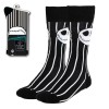 A NIGHTMARE BEFORE CHRISTMAS JACK SKELLINGTON BLACK ADULT PAIR OF NOVELTY SOCKS