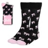 BARBIE ICONIC POSE BLACK AND PINK ADULT PAIR OF NOVELTY SOCKS