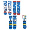 SONIC THE HEDGEHOG KIDS SET OF 3 PAIRS OF NOVELTY SOCKS