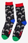 SNES INSPIRED GAME CONSOLE ADULT PAIR OF NOVELTY SOCKS