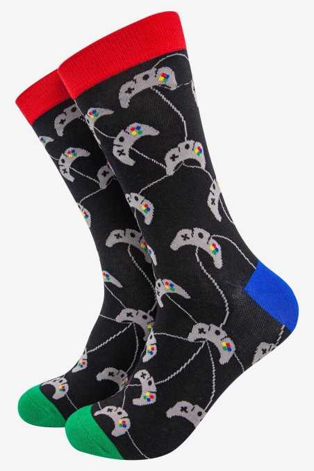 SNES INSPIRED GAME CONSOLE ADULT PAIR OF NOVELTY SOCKS