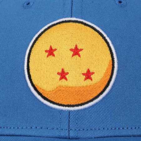 OFFICIAL DRAGON BALL Z FOUR STAR DRAGON BALL BLUE SNAPBACK CAP