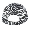 CARBON 212 ZEBRA PRINT CURVED BASEBALL CAP