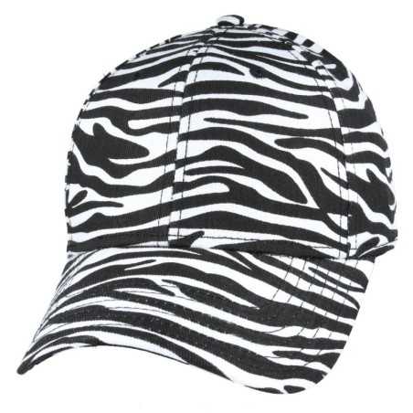 CARBON 212 ZEBRA PRINT CURVED BASEBALL CAP