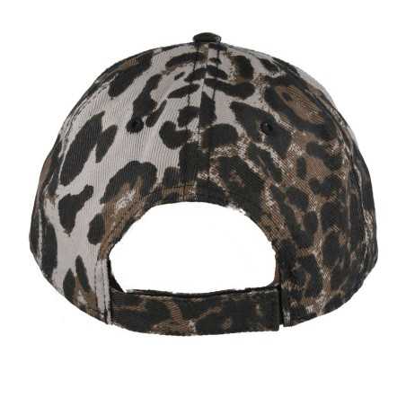 CARBON 212 LEOPARD PRINT CURVED BASEBALL CAP