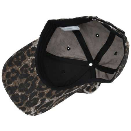 CARBON 212 LEOPARD PRINT CURVED BASEBALL CAP