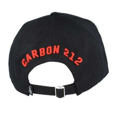 CARBON 212 DRAGON EMBROIDERY BLACK CURVED BASEBALL CAP