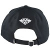 CARBON 212 DIAMOND EMBROIDERY BLACK CURVED BASEBALL CAP