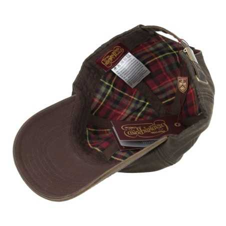 GLADWIN BOND LOGO EMBROIDERY BROWN CURVED BASEBALL CAP