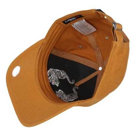 CARBON 212 TIGERS BROWN STRAPBACK BASEBALL CAP