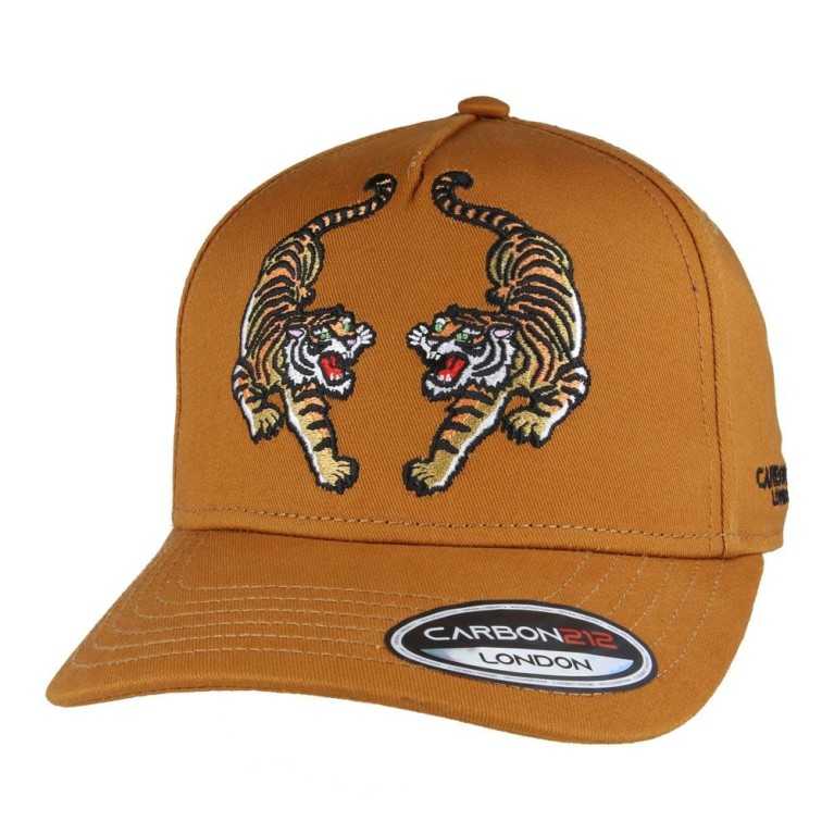 CARBON 212 TIGERS BROWN STRAPBACK BASEBALL CAP