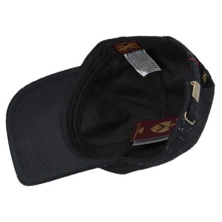 GLADWIN BOND LOGO EMBROIDERY BLACK CURVED BASEBALL CAP