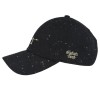 GLADWIN BOND LOGO EMBROIDERY BLACK CURVED BASEBALL CAP