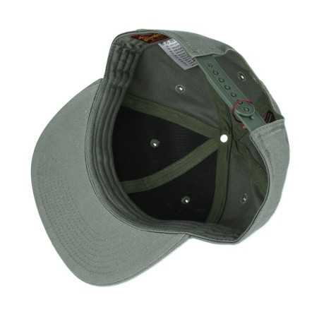 GLADWIN BOND BROWN LOGO PATCH GREEN STRAPBACK CAP