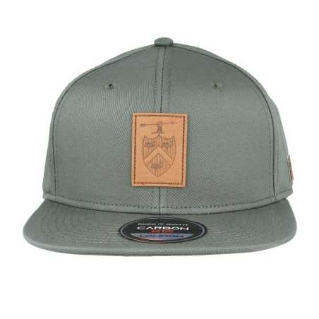 GLADWIN BOND BROWN LOGO PATCH GREEN STRAPBACK CAP